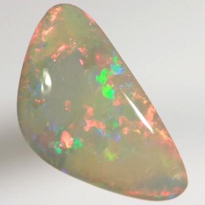 SOLID SEMI BLACK OPAL Sparkling bright red rolling flashes always